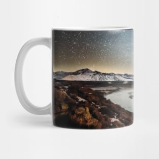 Milky Way Over Mammoth Lakes, Starry night, Astro photography Mug